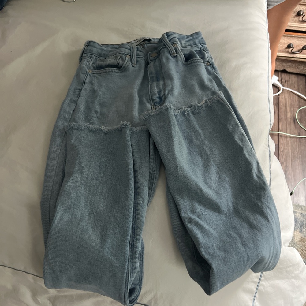 Just Black womens Relaxed Jeans - Washed Blue